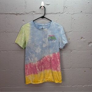 Pink Floyd Men's Vinyl Collage Graphic Print Short Sleeve Shirt Size Medium